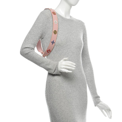 Louis Vuitton Epi Mechanical Flowers Bandouliere Shoulder Strap Rose Ballerine 2 of 5