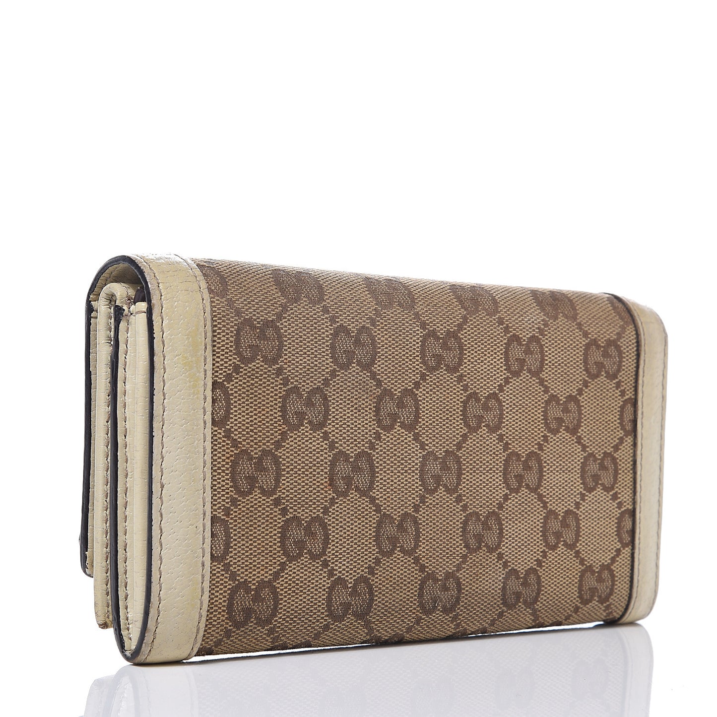Monogram Continental Charmy Wallet White
