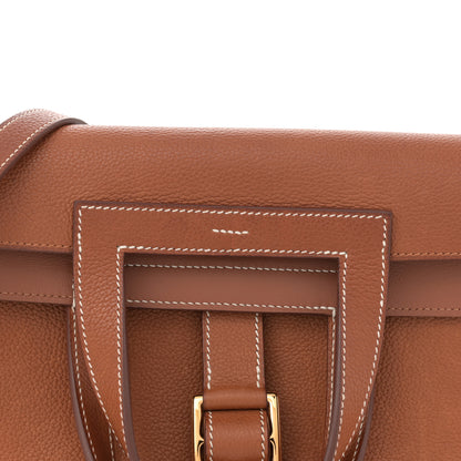 Hermes Barenia Faubourg Halzan 31 Fauve 7 of 10