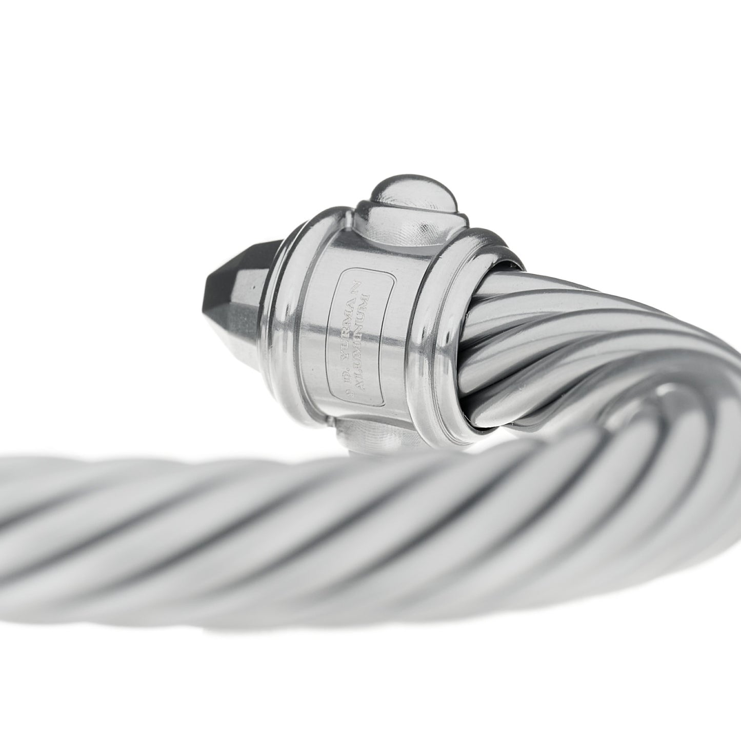 Aluminum 10mm Cable Renaissance Bracelet Grey