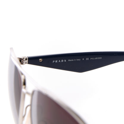 Prada Gradient Aviator Sunglasses SPR53Q Black 5 of 7