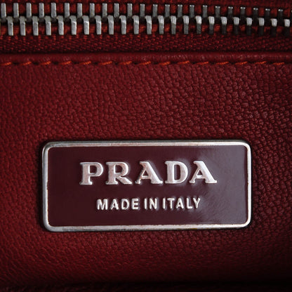 Prada Suede Scamosciato Tassel Crossbody Brown 5 of 7