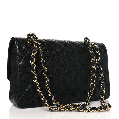 Chanel Caviar Quilted Medium Double Flap Black 3 of 9
