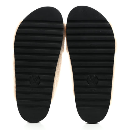 Louis Vuitton Shearling Paseo Flat Comfort Mule 37 Brown 5 of 8
