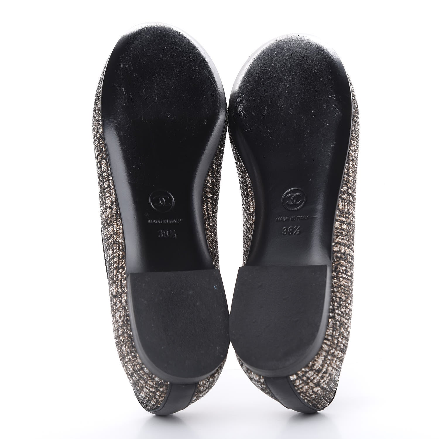 Chanel Fantasy Tweed CC Mocassin Loafers 38.5 Pink Black 5 of 11