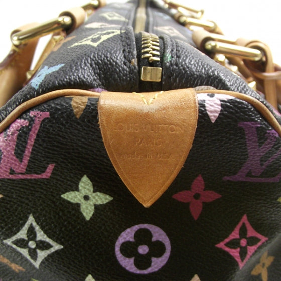 Louis Vuitton Monogram Multicolor Speedy 30 Black 8 of 10
