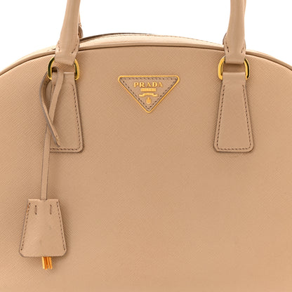 Prada Saffiano Bowling Bag Sabbia 8 of 10