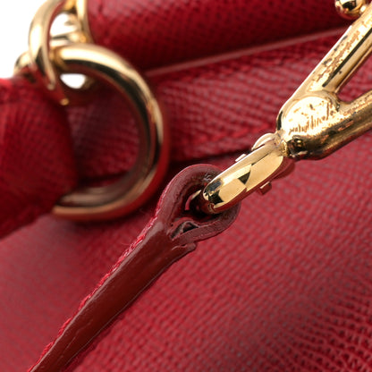 Dolce & Gabbana Dauphine Large Miss Sicily Satchel Dark Red 11 of 11