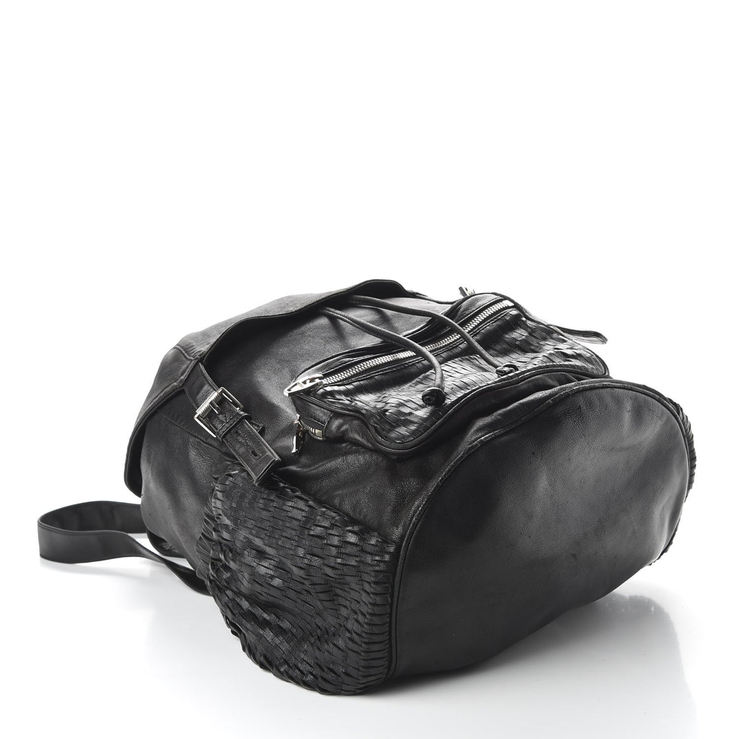 Lambskin Backpack Bag Black