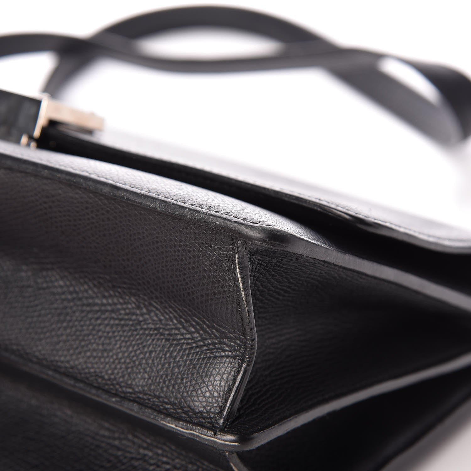 Celine Baby Grained Calfskin Small Case Flap Black 12 of 17