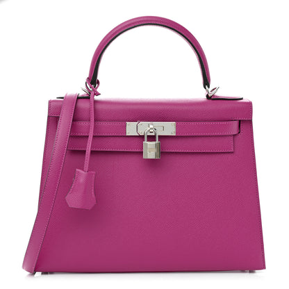 Hermes Epsom Kelly Sellier 28 Rose Pourpre 1 of 14