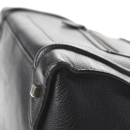 Celine Drummed Calfskin Mini Luggage Black 8 of 10