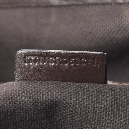 Burberry Haymarket Check Small Onslow Tote Chocolate 8 of 16