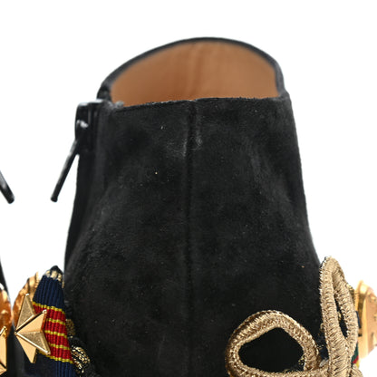 Christian Louboutin Veau Velours Galobella 100 Booties 37 Black 11 of 13
