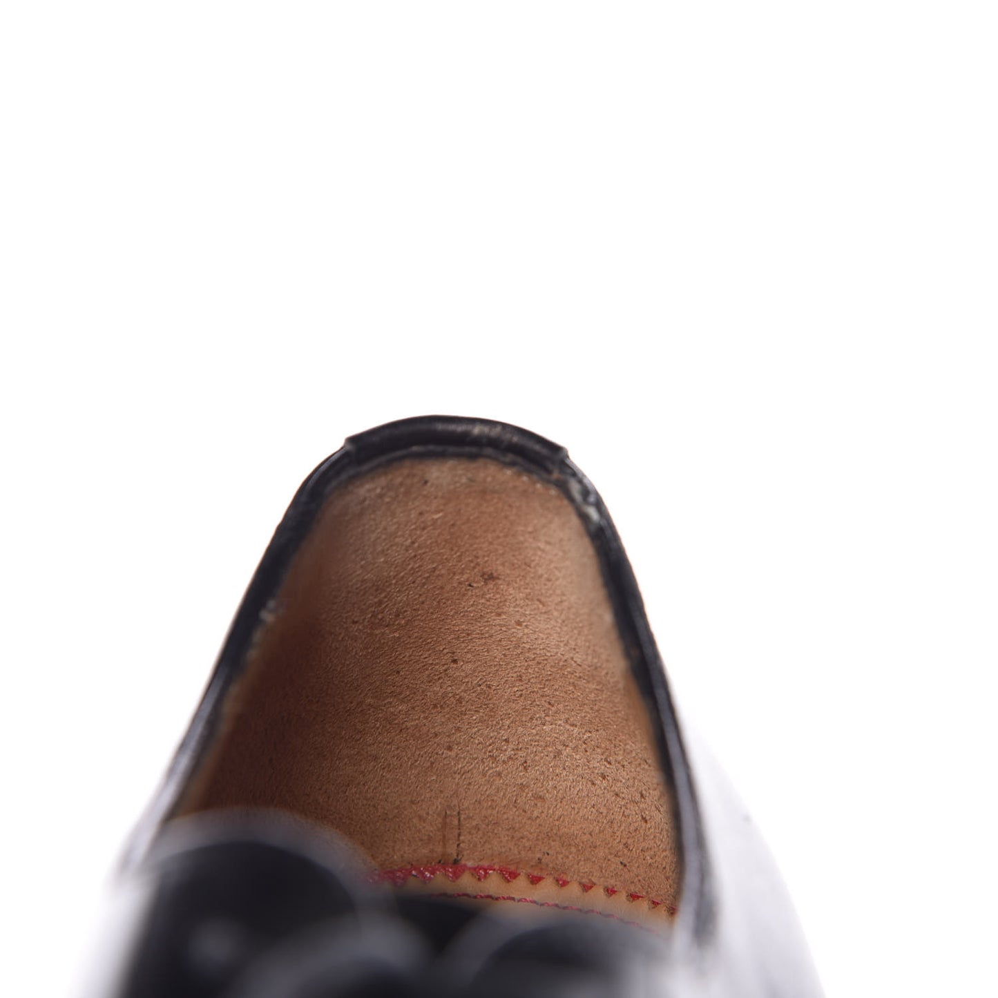 Calfskin Mens Greggo Flat Oxfords 41.5 Black