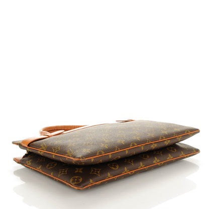 Louis Vuitton Monogram French Company Double Compartment Bag 4 of 7