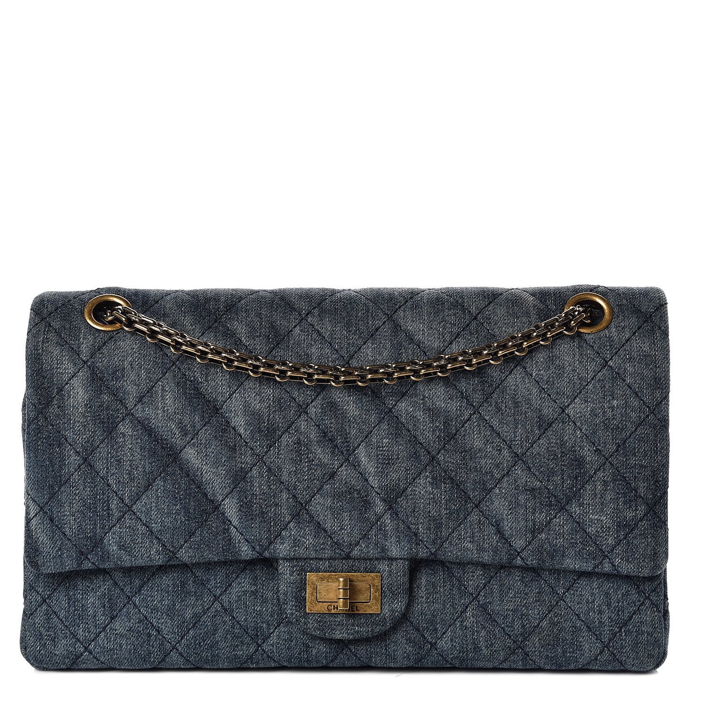 Denim Quilted 2.55 Reissue 226 Flap Dark Blue