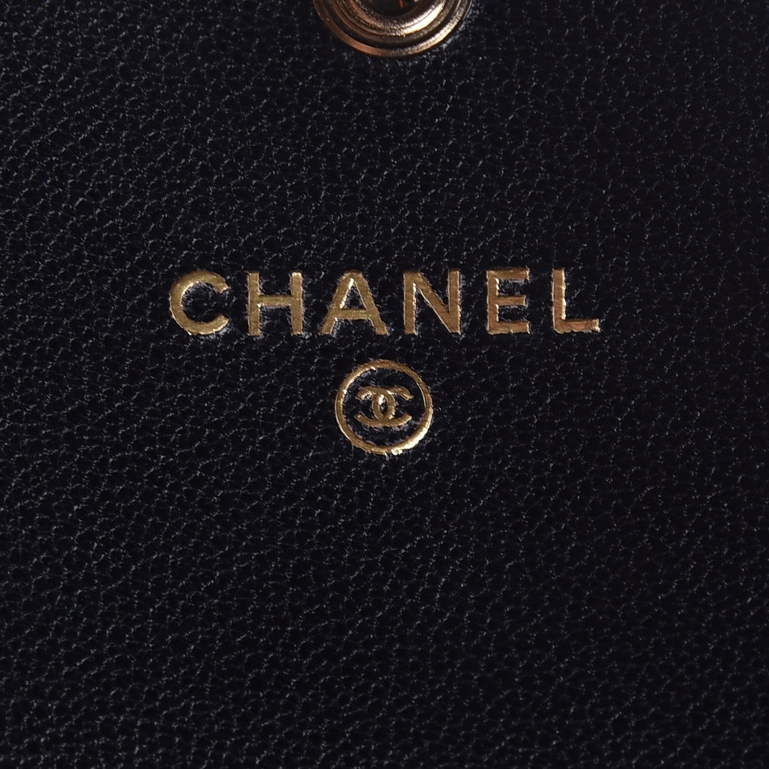Chanel Goatskin Quilted Medium 19 Flap Wallet Black 5 of 10