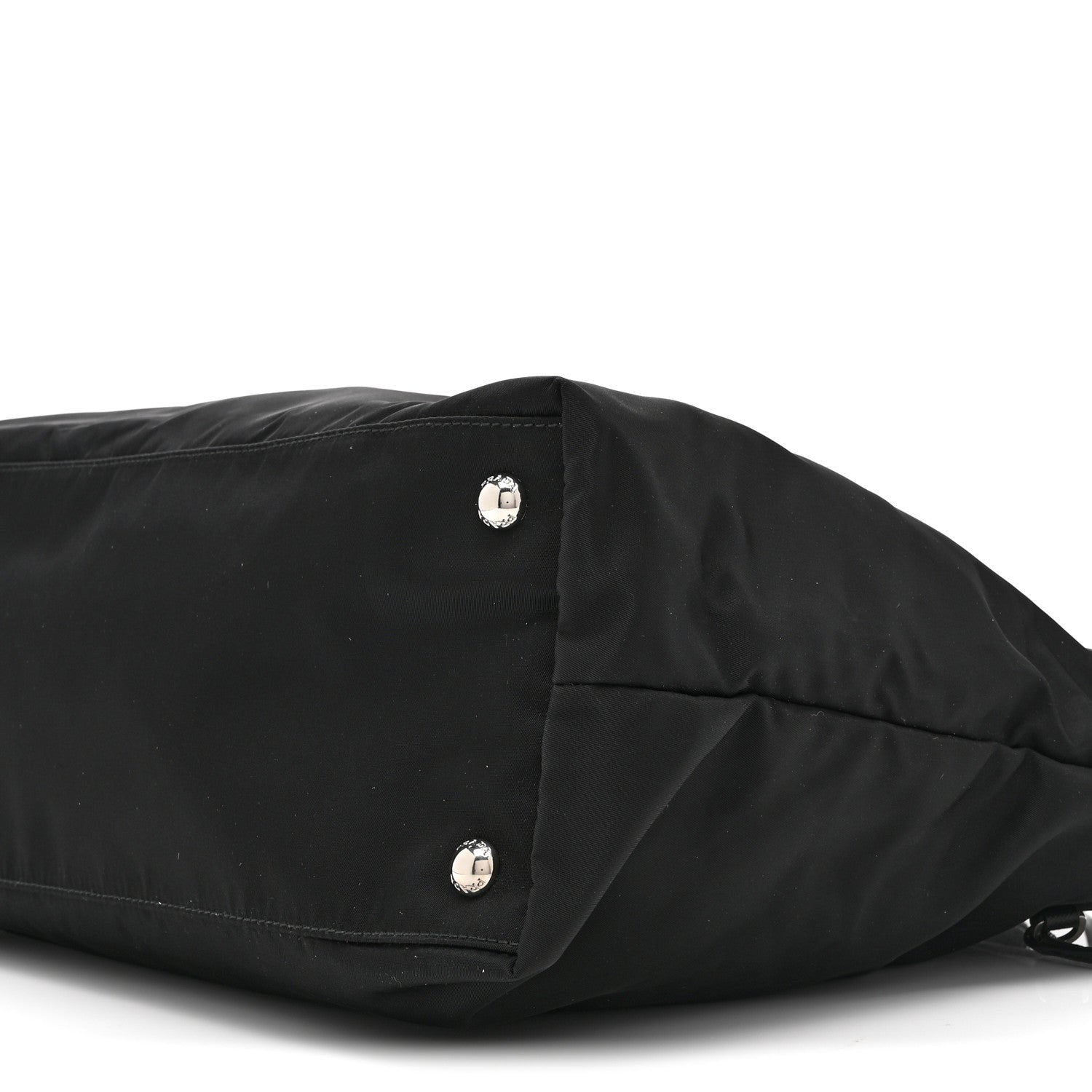 Prada Tessuto Nylon Saffiano Shopping Tote Black 10 of 10