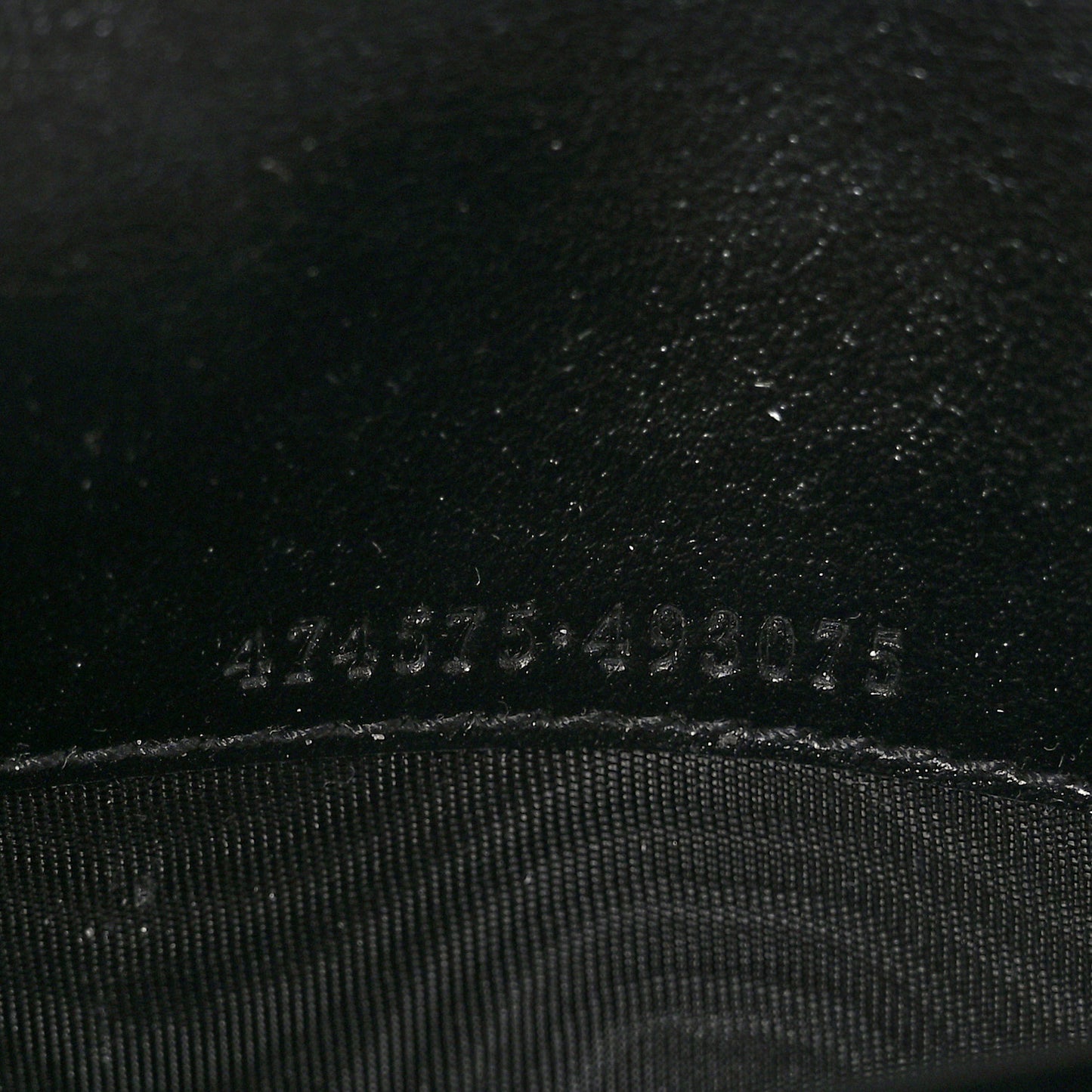 Calfskin Matelasse GG Marmont Chain Wallet Black