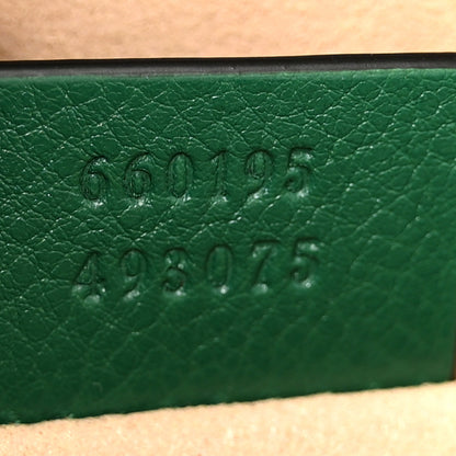 Gucci Wonka Grain Calfskin Small Diana Tote Bag Green Yellow Fluo 7 of 13