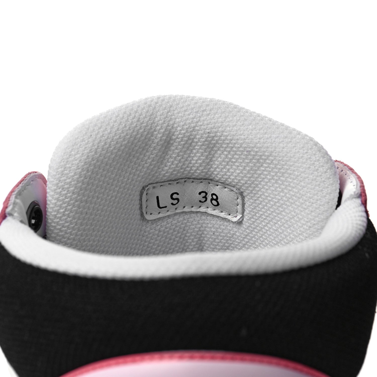 Christian Dior Nylon Calfskin Womens D-Player High Top Sneakers 38 Pink 6 of 7
