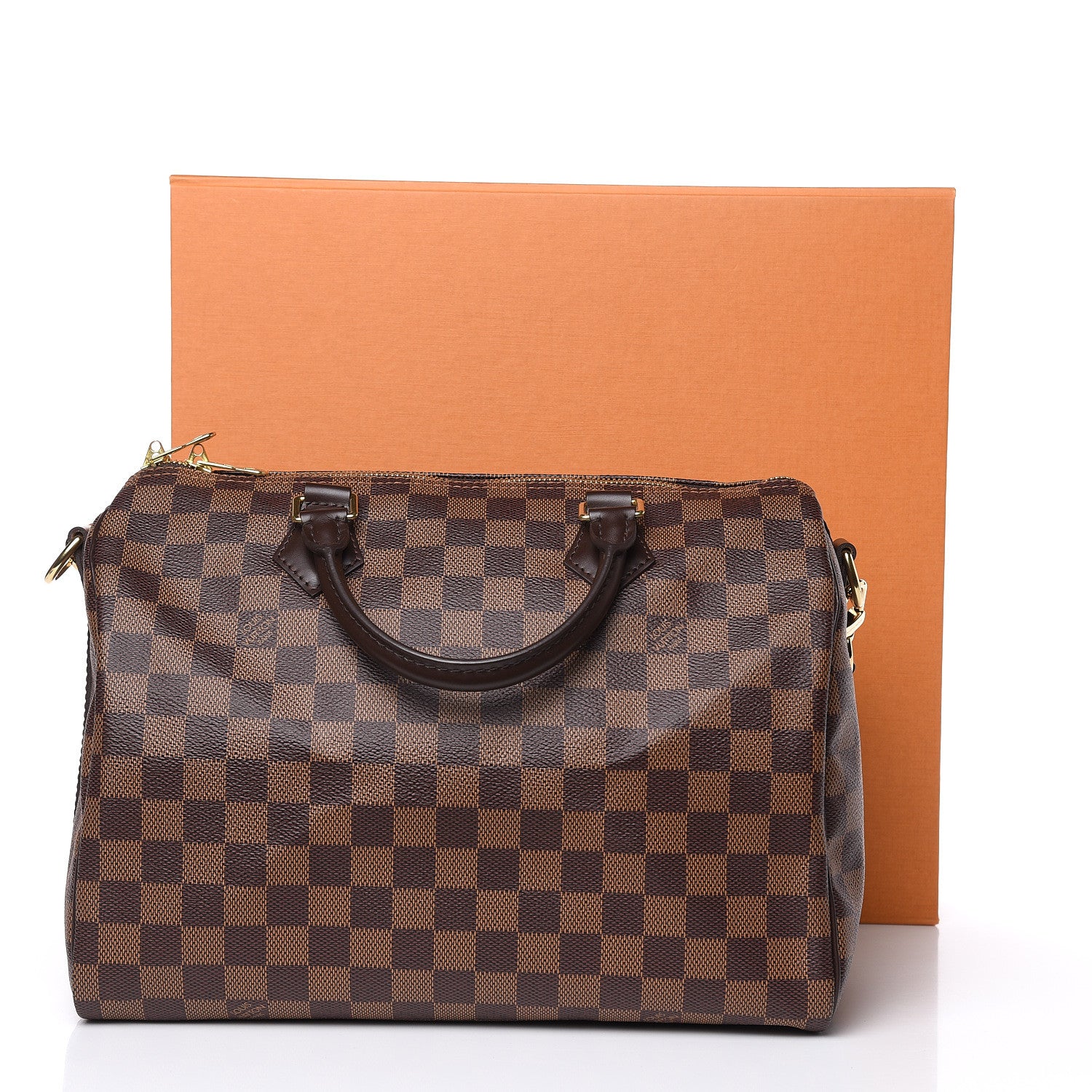 Louis Vuitton Damier Ebene Speedy Bandouliere 30 10 of 10