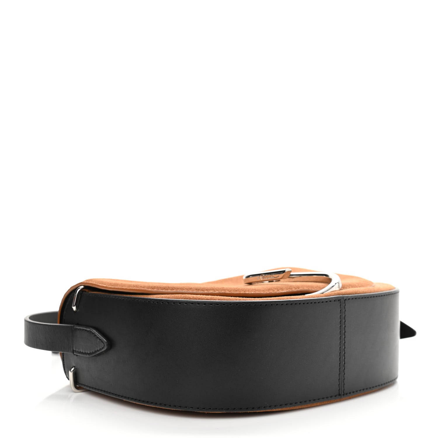 3.1 Phillip Lim Suede Calfskin Alix Saddle Crossbody Bag Maple Black 4 of 9