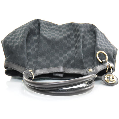Gucci Monogram Large Sukey Tote Black 5 of 9