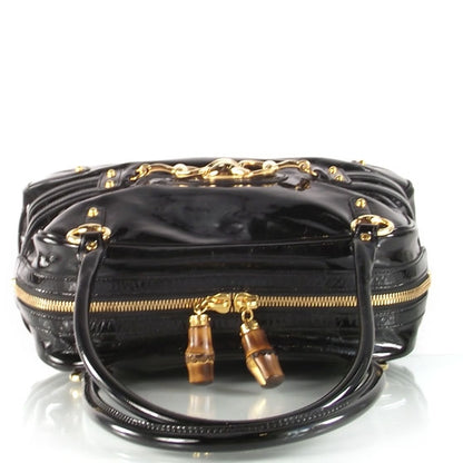 Gucci Patent Leather Wave Boston 4 of 11