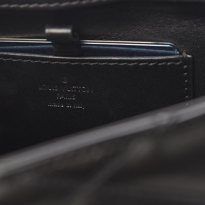 Louis Vuitton Lambskin Malletage GO-14 MM Black 6 of 12