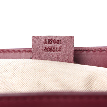 Gucci Monogram Web Medium Mayfair Tote Cherry 9 of 10