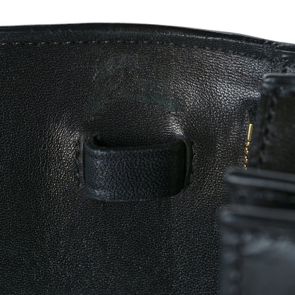 Celine Box Calfskin Medium Classic Box Flap Bag Black 14 of 15