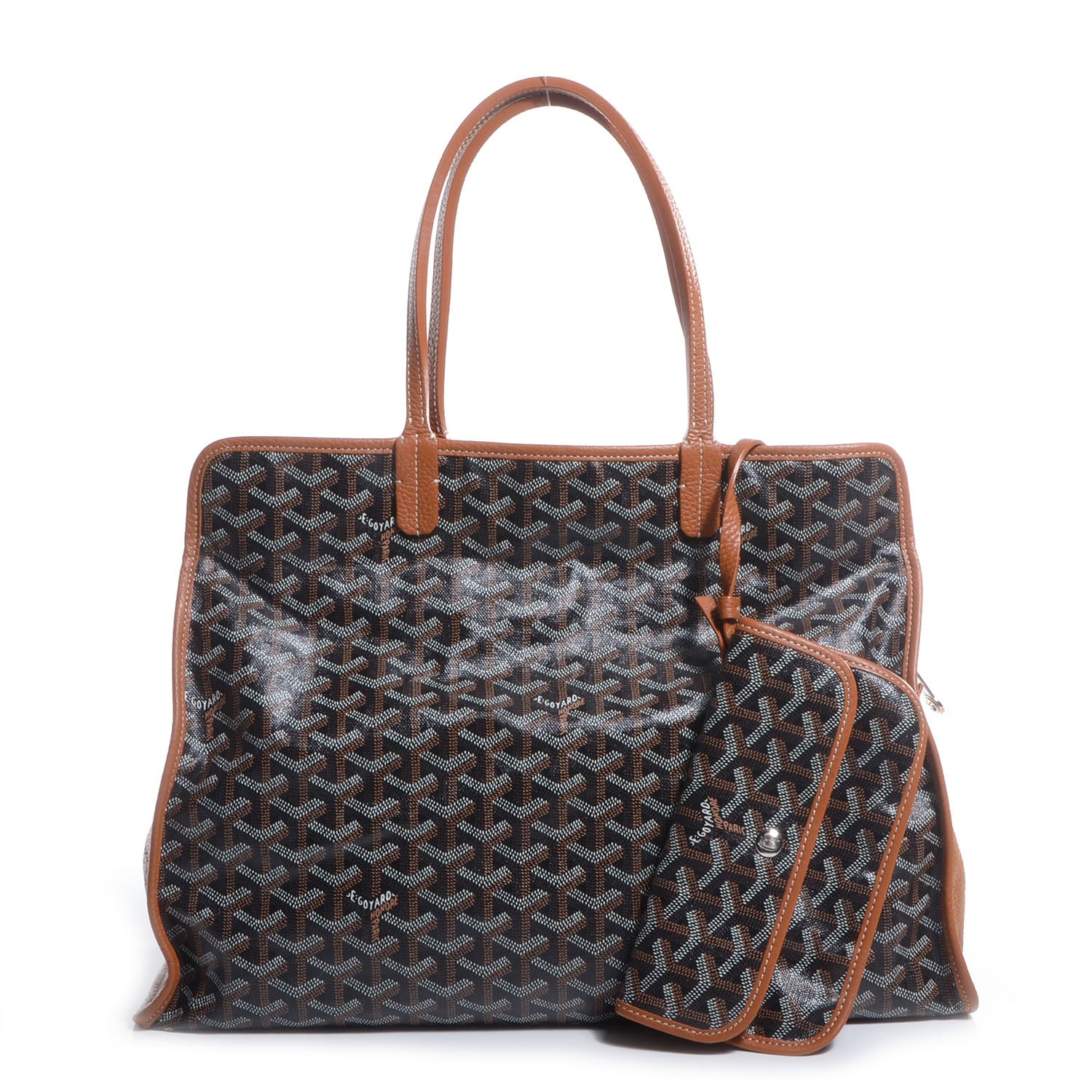 Goyard Goyardine Sac Hardy Pet Carrier PM Black Gold 3 of 13