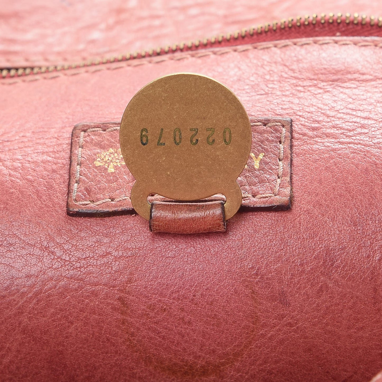 Calfskin Roxanne Satchel Rust