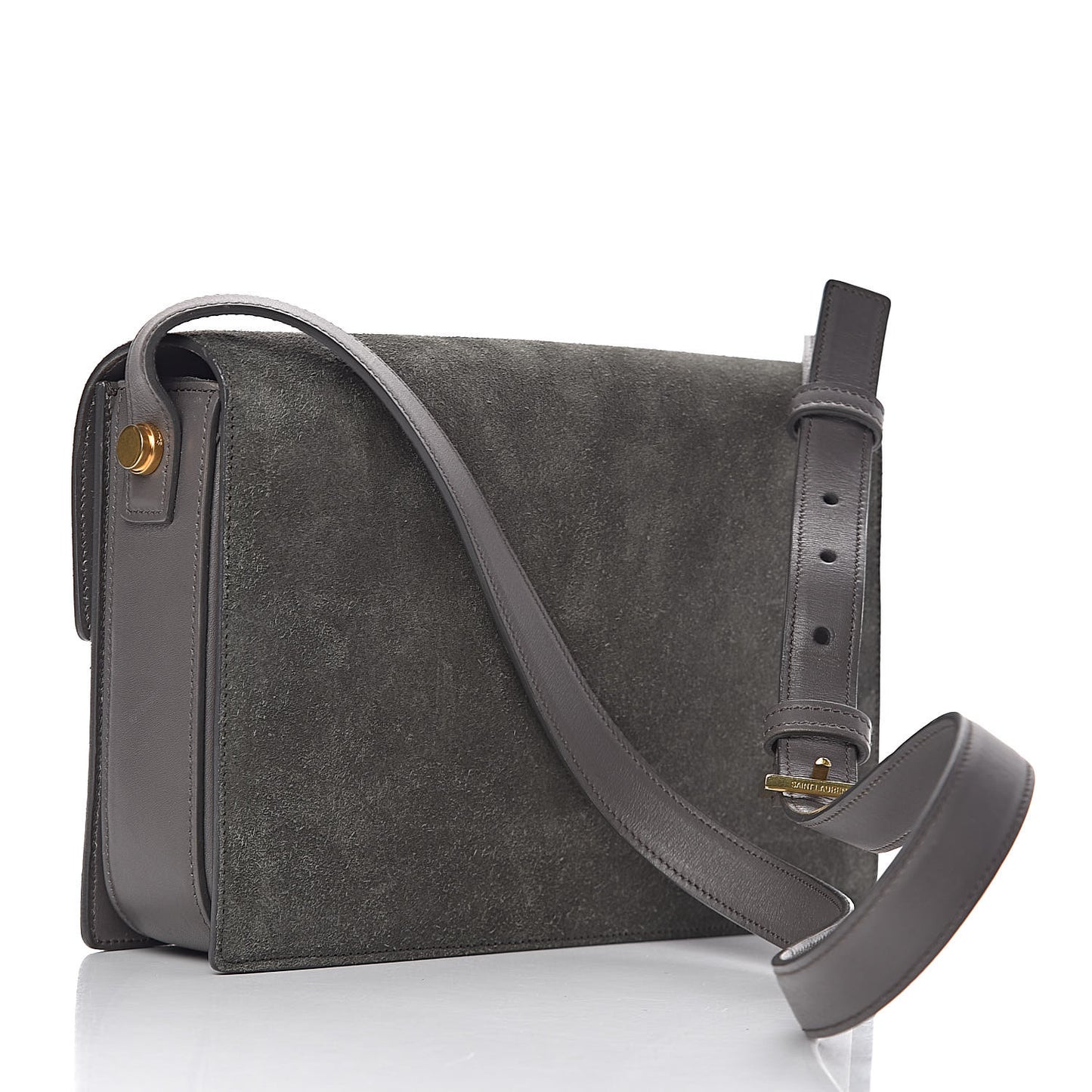 Suede Medium Classic Lulu Bag Earth