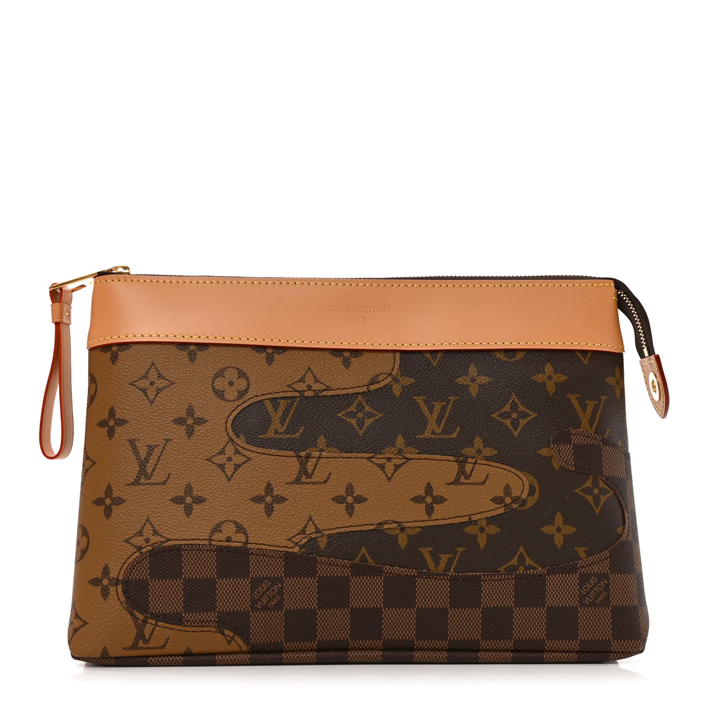 Reverse Monogram Drip Pochette Voyage Souple