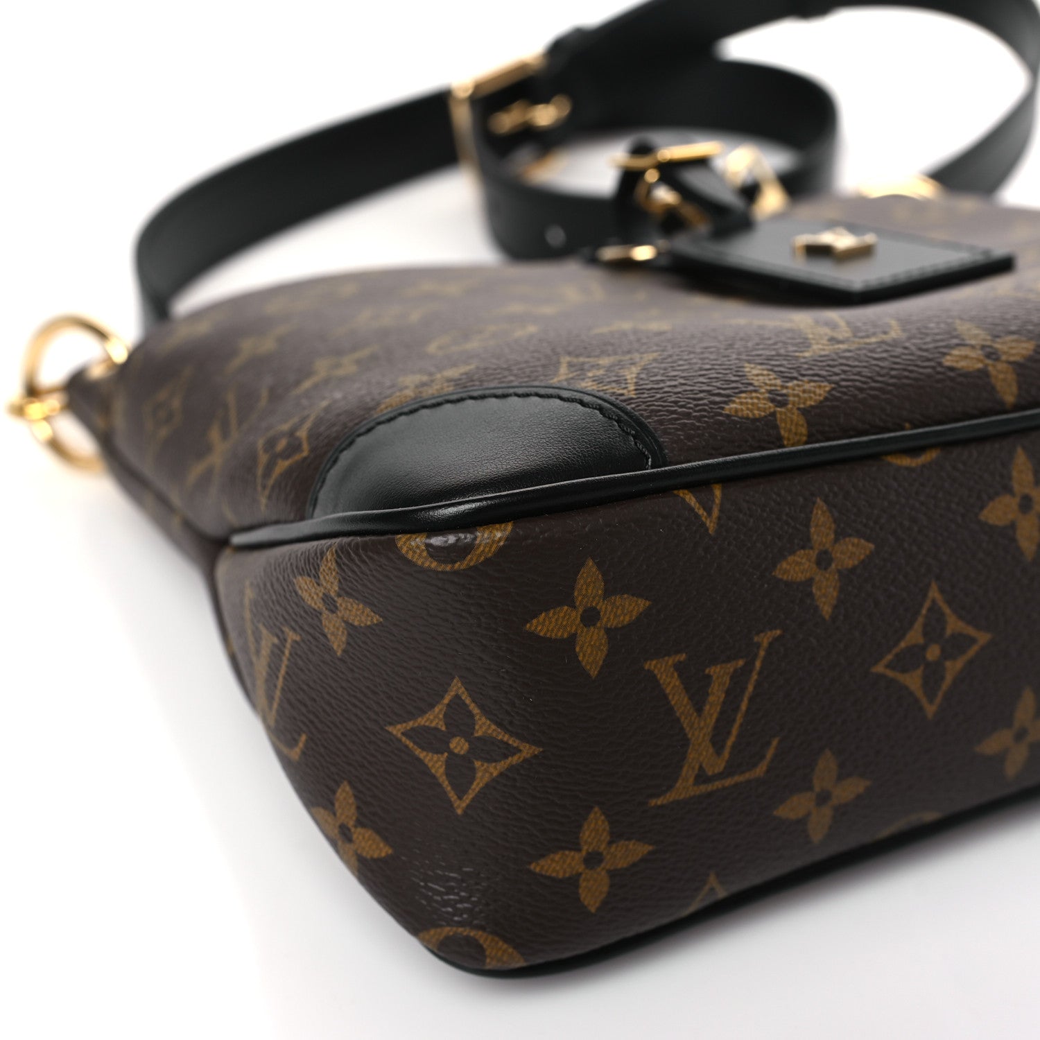 Louis Vuitton Monogram Odeon PM Black 6 of 7