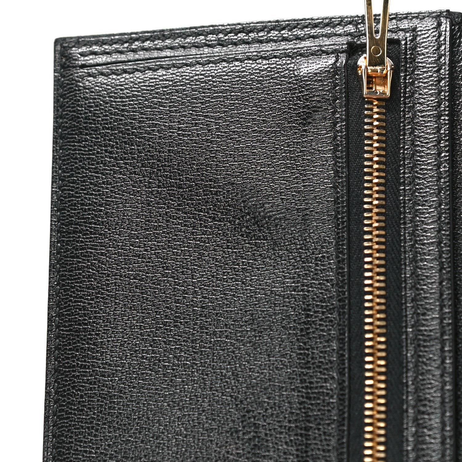 Hermes Shiny Alligator Bearn Wallet Black 10 of 12