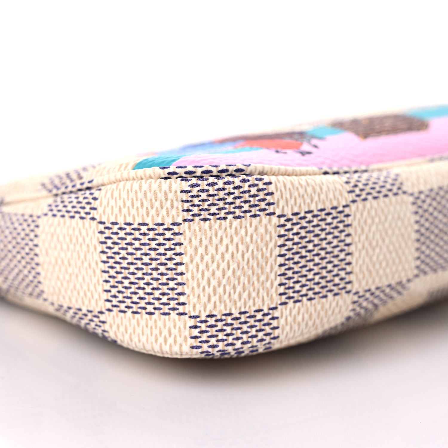 Louis Vuitton Damier Azur 2016 Christmas Animation Mini Pochette Accessories 9 of 10
