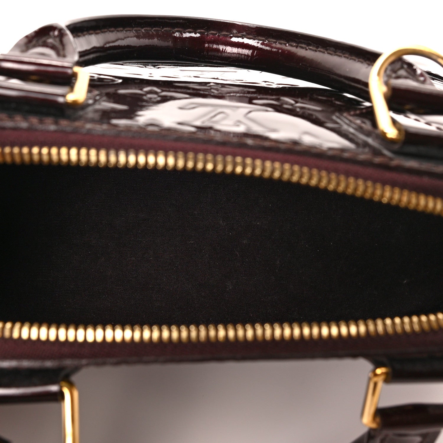 Louis Vuitton Vernis Alma BB Amarante 5 of 8