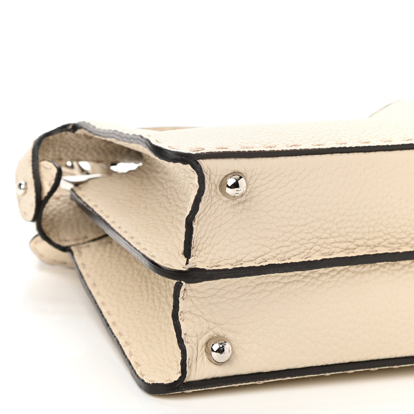 Cuoio Romano Selleria Chamois Small Peekaboo I SEE U Satchel Camelia Sand Cyber