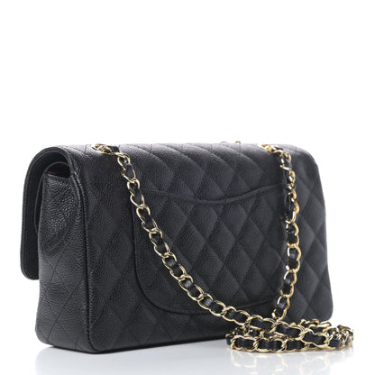 Chanel Caviar Quilted Medium Double Flap Black 2 of 5