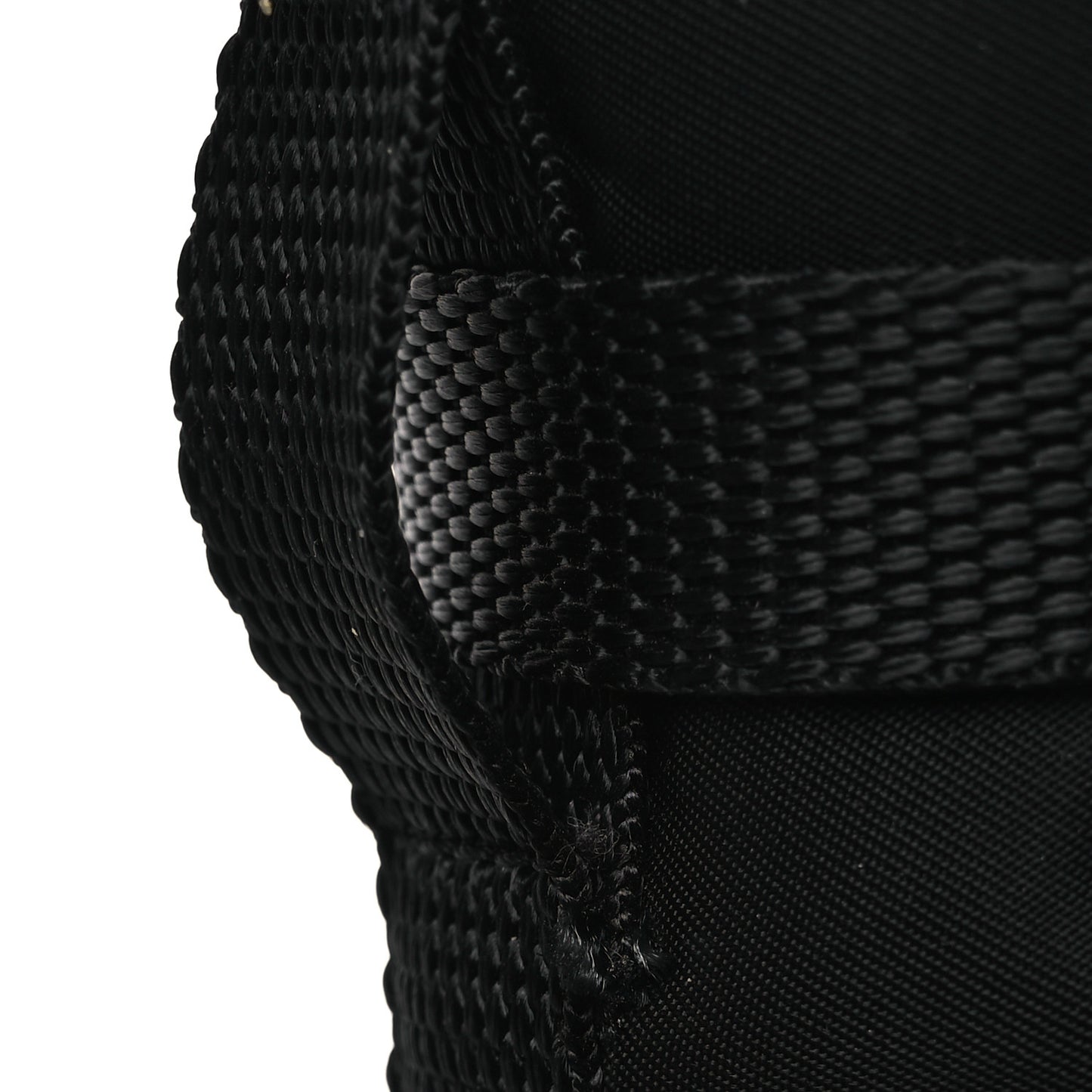 Re-Nylon Gabardine Triangle Womens Wheel Pouch Pocket High Top Sneakers 38 Black