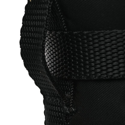 Prada Re-Nylon Gabardine Triangle Womens Wheel Pouch Pocket High Top Sneakers 38 Black 12 of 12