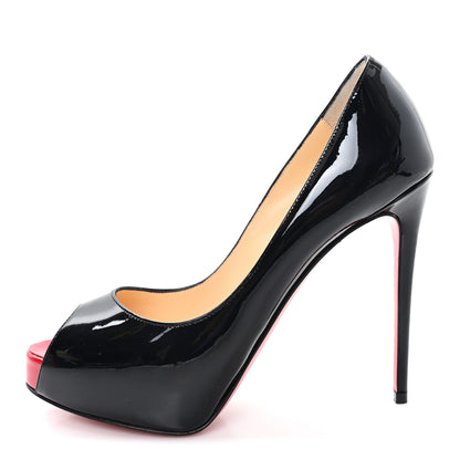 Christian Louboutin Patent New Very Prive 120mm Pumps 35.5 Black 1 of 9