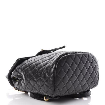 Chanel Lambskin Quilted Small Urban Spirit Backpack Black 4 of 10