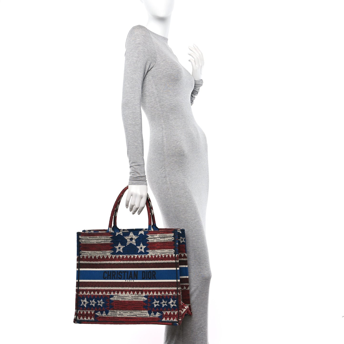 Canvas Embroidered Exclusive US Book Tote Multicolor