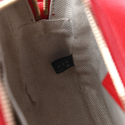 Gucci Pebbled Calfskin Small Soho Disco Bag Tabasco Red 10 of 11