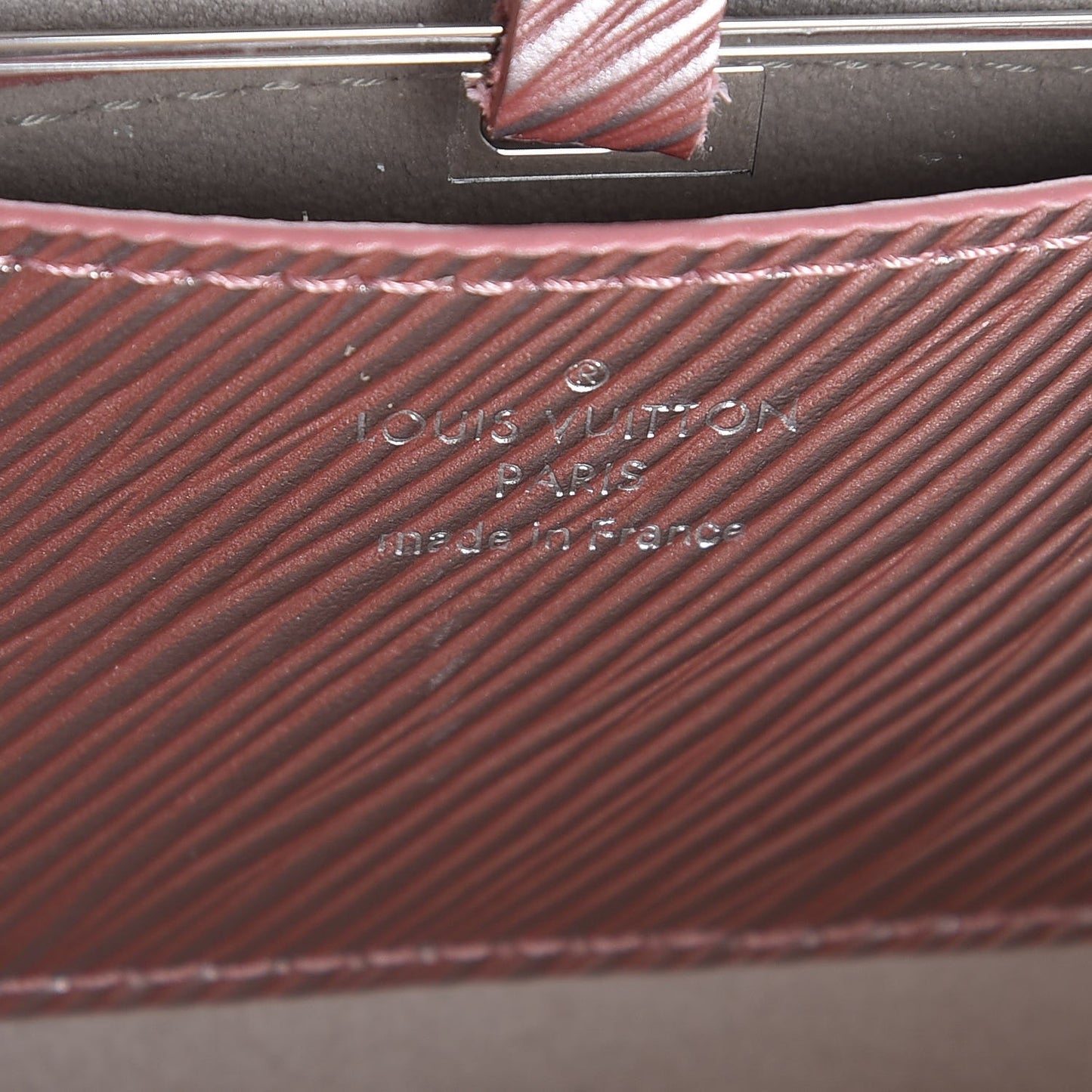 Epi Twist Shoulder Bag PM Rose Gold